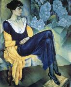 Poetess Anna Akhmatova portraits unknow artist